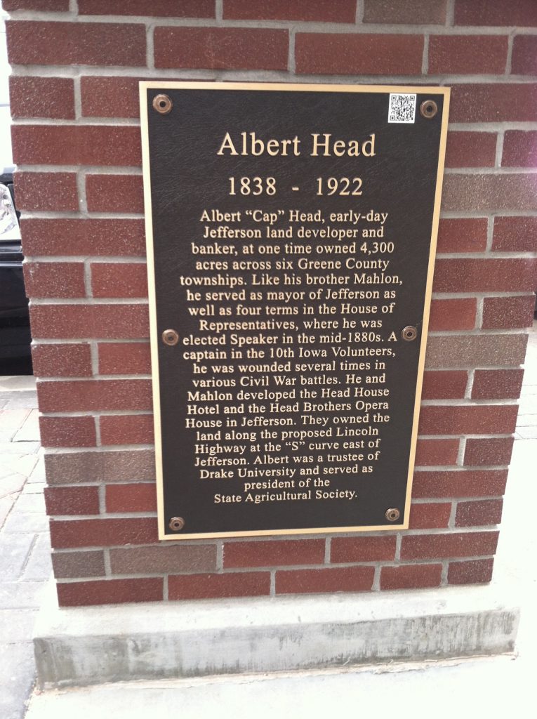 One of the Historical Plaques