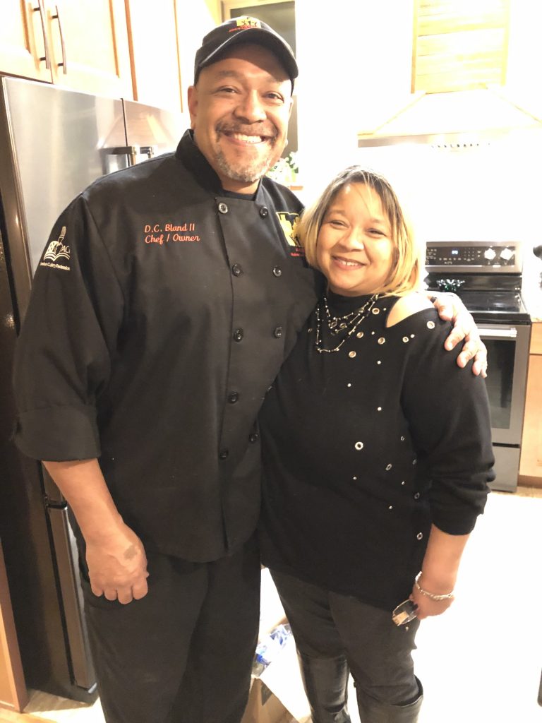 Chef DC Bland and Helen