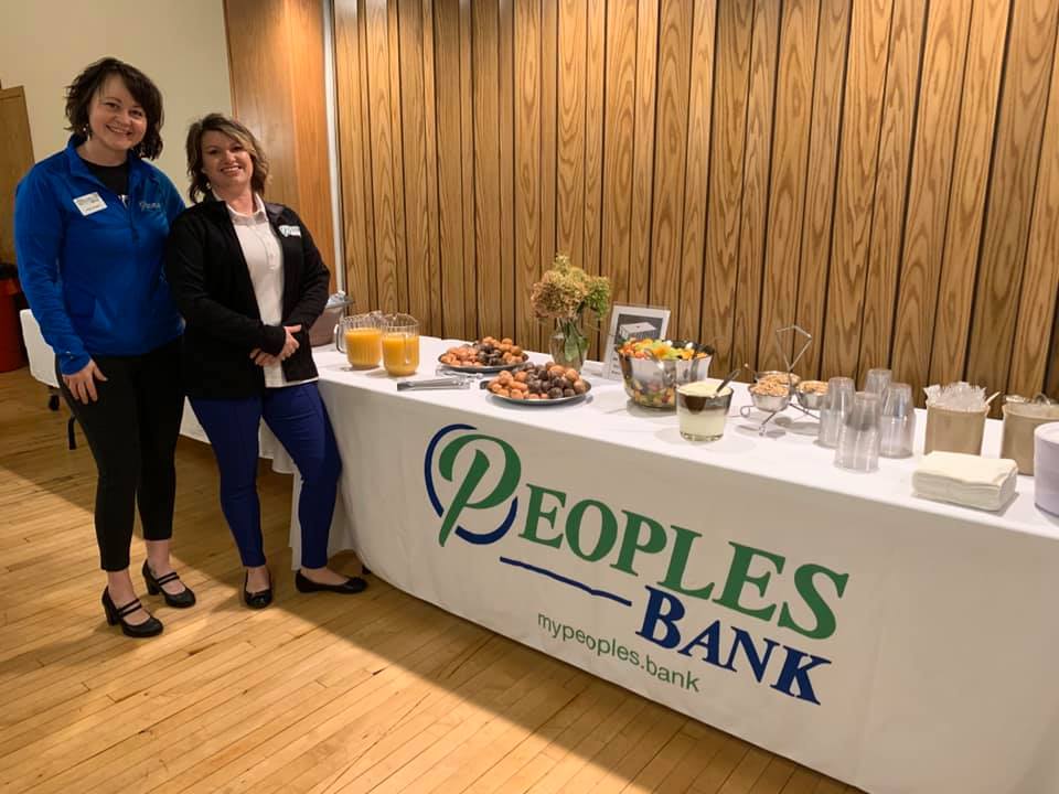 Refreshments from Peoples Bank